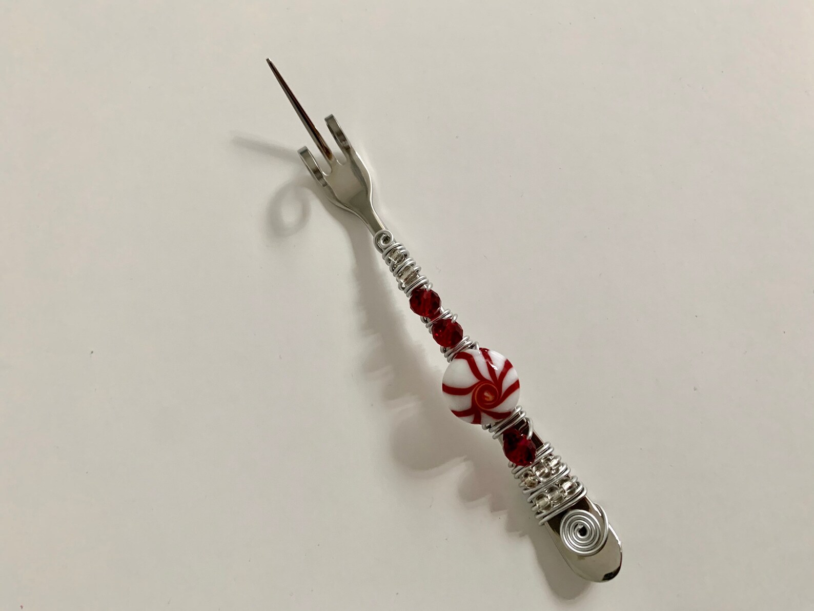 ATTITUDE OLIVE or PICKLE fork with a little sassyness Etsy