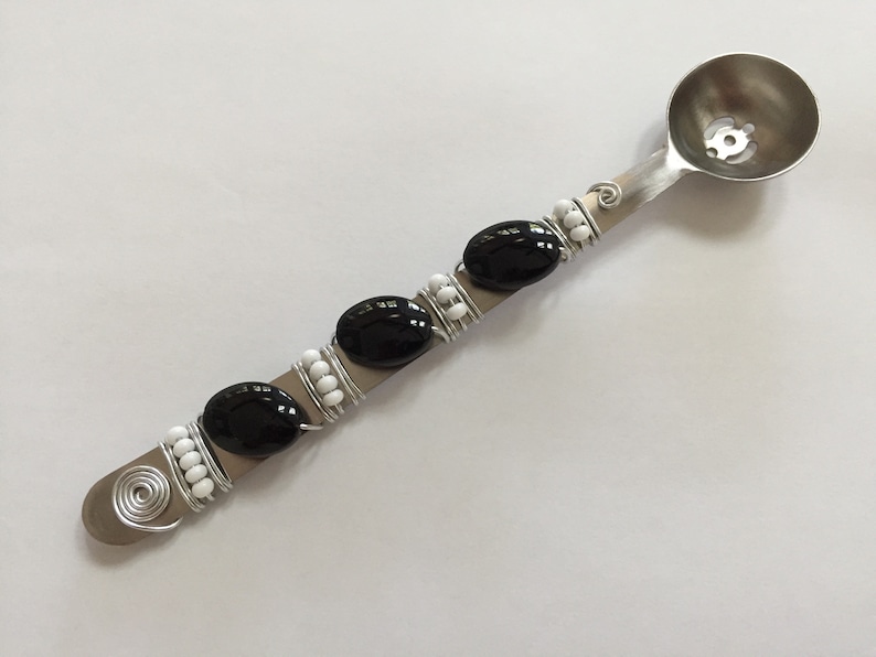 CHERRY or OLIVE SPOON Caper Spoon Martini Olive Spoon Etsy