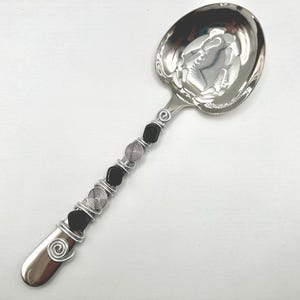 Elegant SERVING SLOTTED SERVING spoon, large server, Berry spoon, rice spoon, pasta, vegetables, salads, fruit server