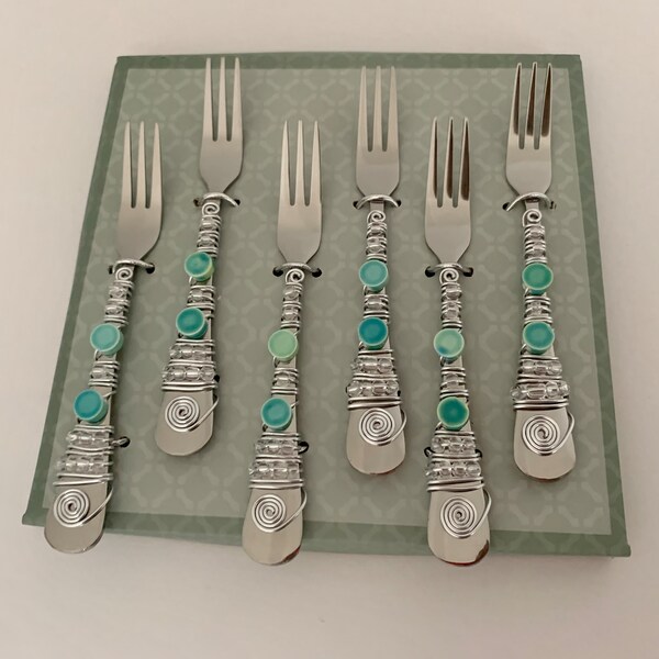 Appetizer Forks Etsy