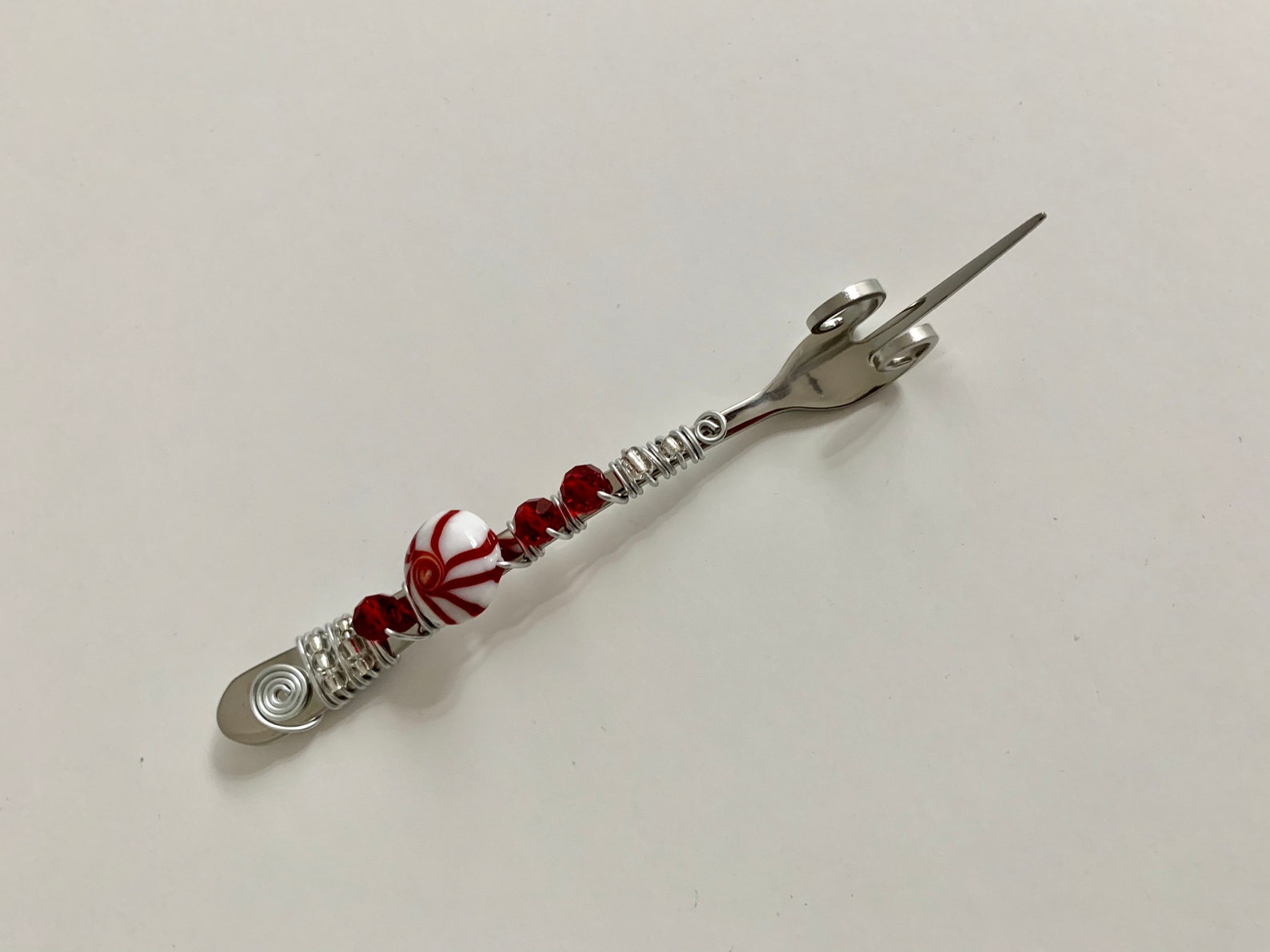 ATTITUDE OLIVE or PICKLE fork with a little sassyness Etsy