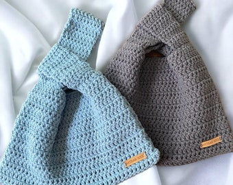 Crochet Knot Bag Japanese Knot Bag Designer Handbags 50th Birthday Gift for Women MCM Bag Everyday Bag Made in USA Crochet Purse