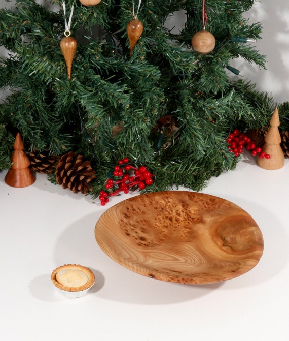 Austin Bulk Pickup 2022 Christmas Trees Woodturning Bowls Christmas Gift Ideas Elm Wood Fruit Bowl | Etsy Uk