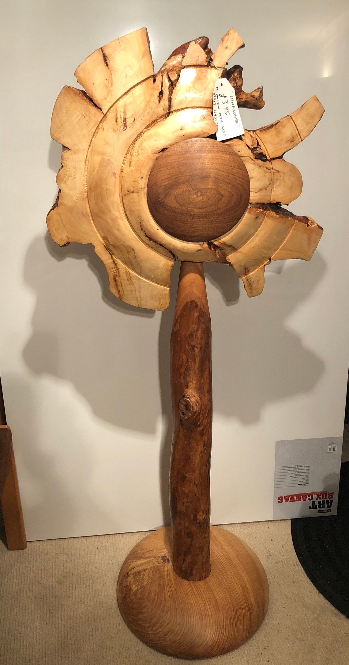 Reclaimed wood Garden Sculpture Woodturning sculpture made Etsy