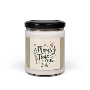 Relaxing Scented Soy Candle, Gift for Mom, Home Decor, Mother&#39;s Day Present, Spa Day, Self-Care