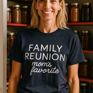 Mom's Favorite Family Reunion T-Shirt – Perfect Gift for Gatherings, Fun Event Tee for Casual Family Outings