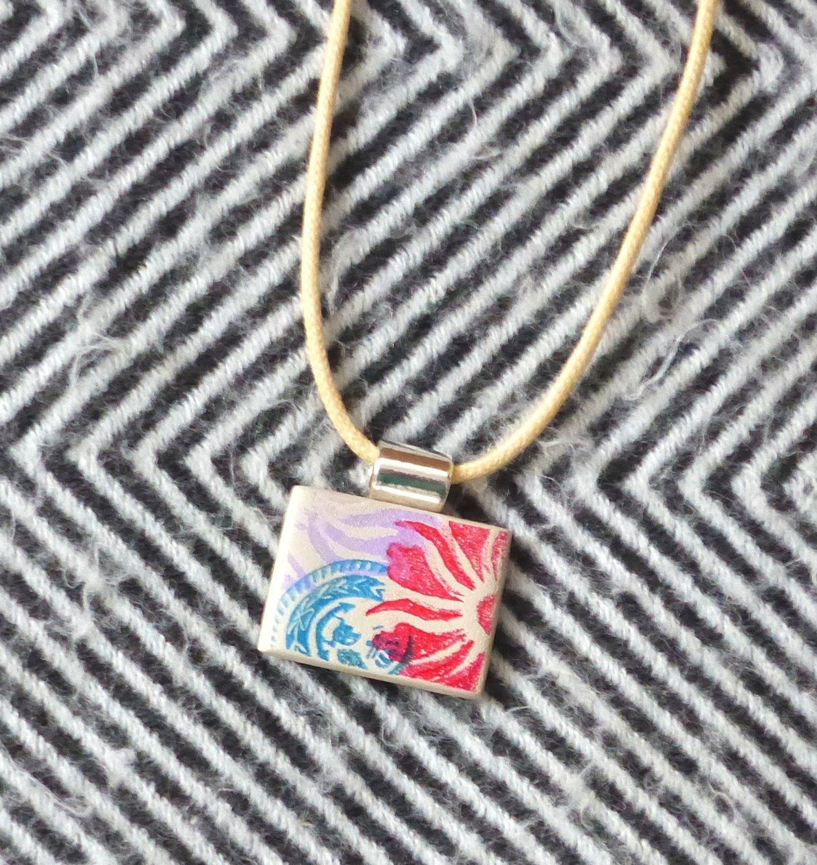 Ceramic pendant necklace women jewelry mother's day Etsy