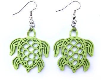 Sea Turtle Dangle Earrings