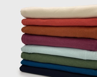 Tencel Organic Cotton Spandex Jersey Knit Fabric By 1/2 Metre, Tencel Jersey Fabric, Tencel Knit Organic Cotton knit, Spandex Stretch Fabric