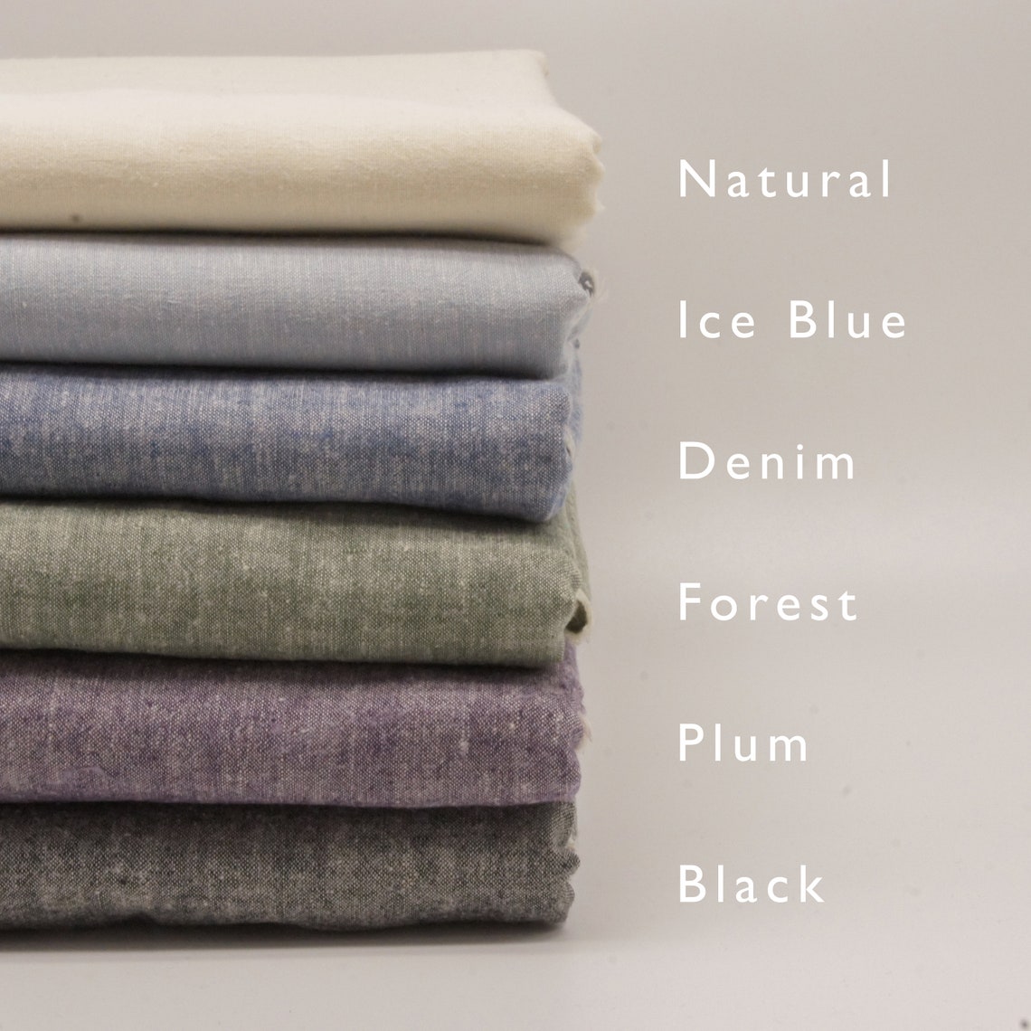 Lightweight Hemp Organic Cotton Fabric Solid by 0.5 Metre | Etsy