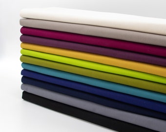 Japanese Cotton Canvas #11 Fabric by 0.5 Metre, 9 Oz Heavy Weight Cotton Fabric, Solid Colour Piece Dyed, 36" Wide, 100% Cotton