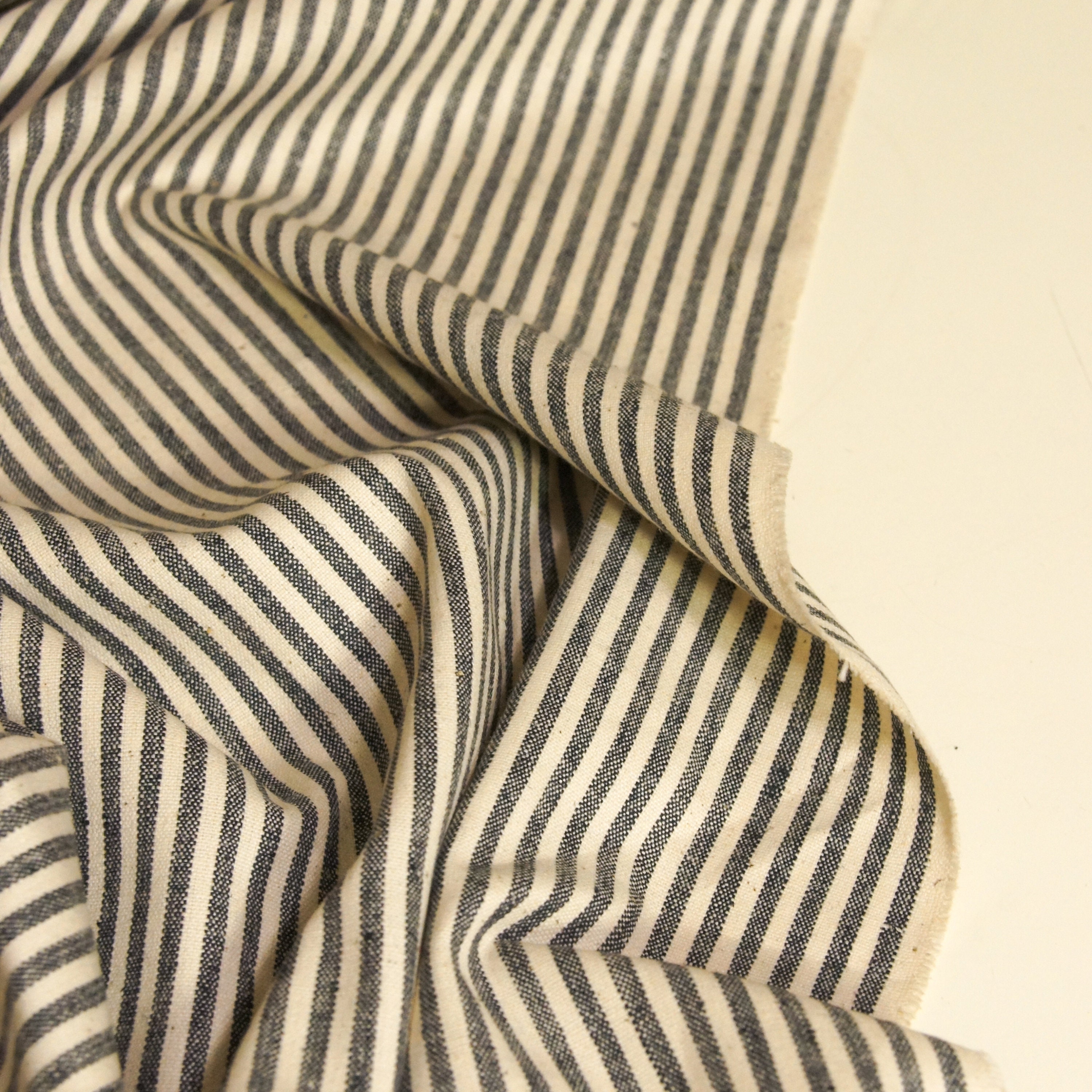 Stripe Hemp Organic Cotton Canvas Fabric by 0.5 Metre Organic | Etsy