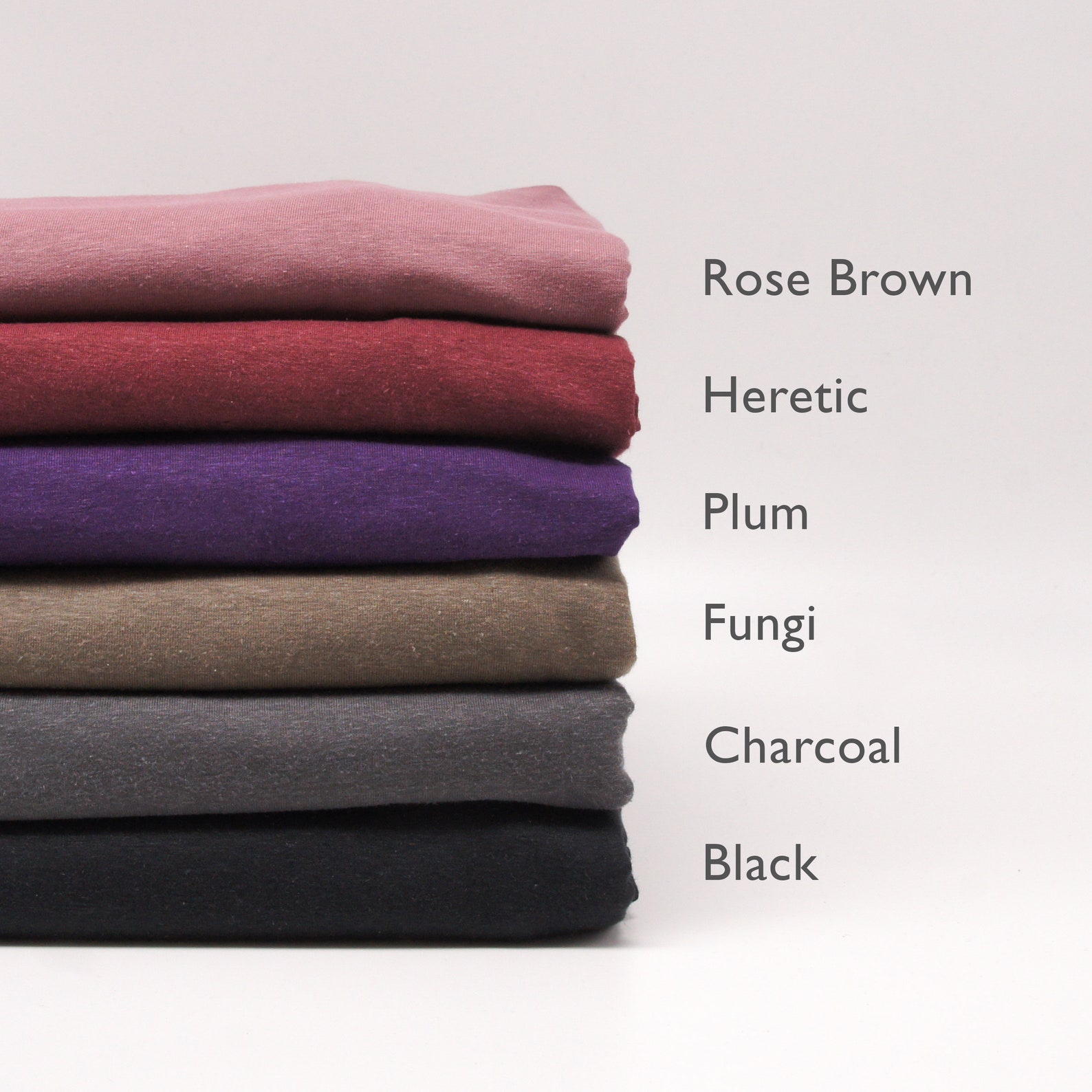 Hemp Organic Cotton Spandex Jersey Knit Fabric By 0.5 Metre | Etsy