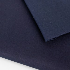 Japanese Cotton Indigo Dyed Sheeting Fabric by 0.5 Metre, Smooth Blue Sheeting Fabric, Indigo Blue Fabric, Sevenberry Fabric, For Sashiko