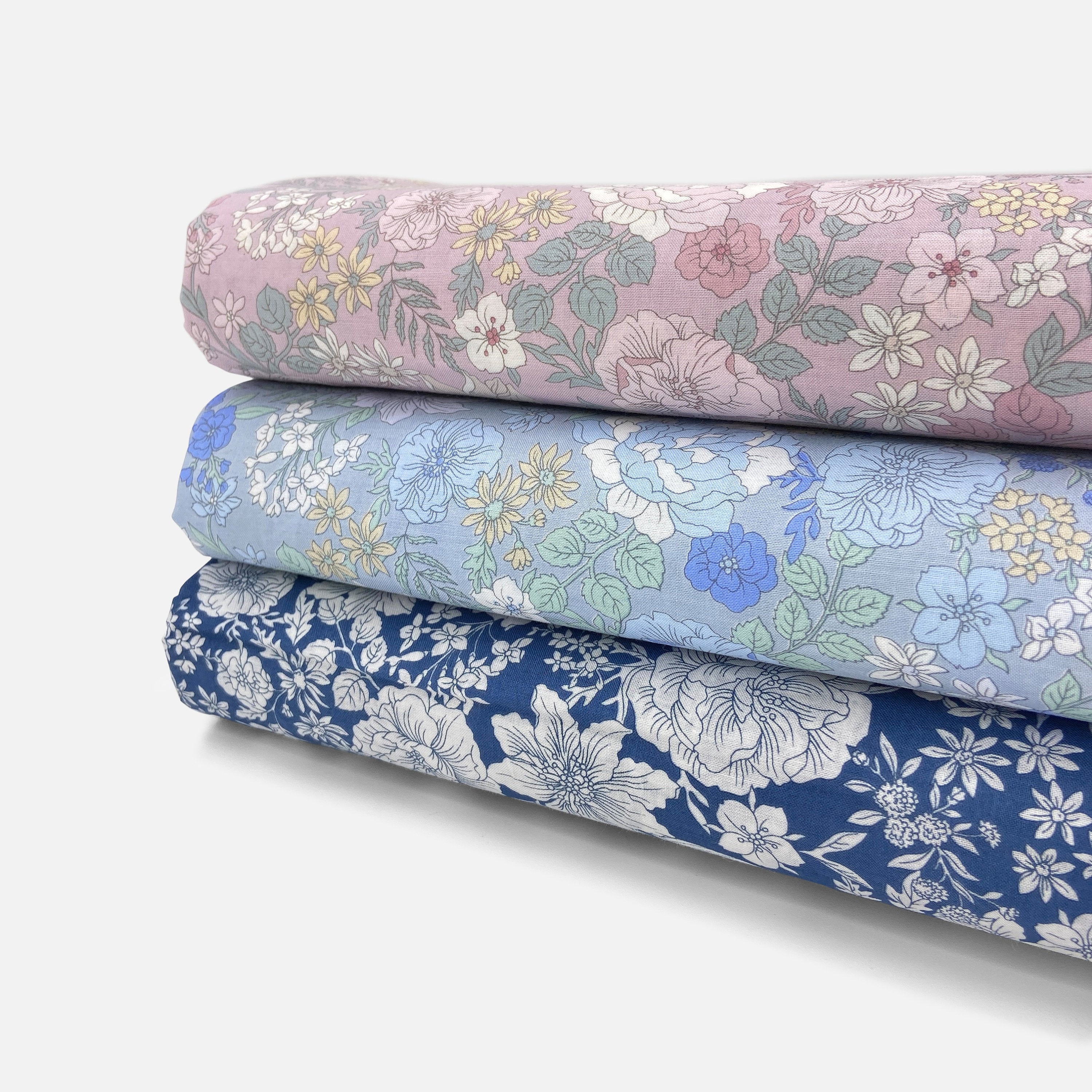 Japanese Cotton Printed Floral Lawn Fabric by 0.5 Metre Etsy Canada