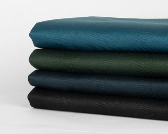 8 Oz Hemp Organic Cotton Twill Fabric by 0.5 Metre, Water Repellent Fabric, 77/23 Hemp Organic Cotton Content, Hemp Twill fabric