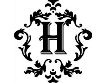Fancy Letter H Etsy