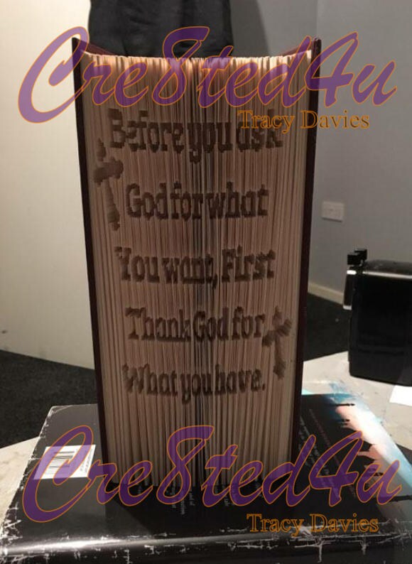 Before you ask God quote cut and fold pattern Before you ask ask you God quote cut and fold pattern c0208c