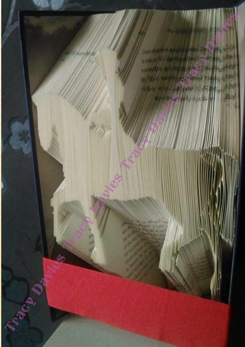 Horse Rider book folding pattern image 1