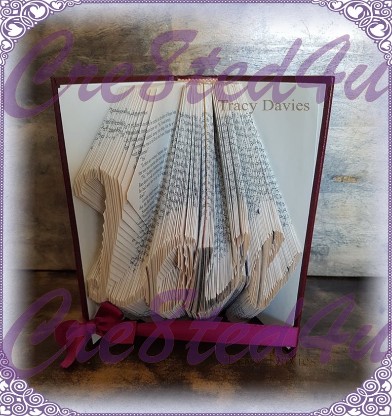 Love word MMF Book Folding Pattern With Free Book Folding Etsy