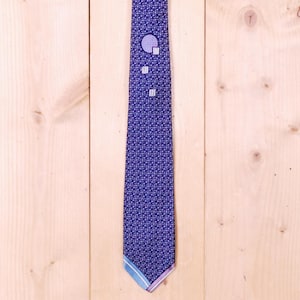 Vintage 1960&#39;s Purple CORSINI by ABBEY Skinny Necktie / Retro Collectable Rare