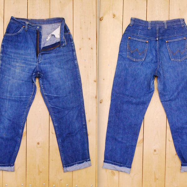Vintage 1950's/60's Misses WRANGLER Jeans / Sanforized / Made in U.S.A. / Rivet Pockets / Retro Collectable Rare