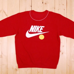 Vintage 1980&#39;s/90&#39;s Rode Terry NIKE Basketbal T-Shirt / Retro Collectable Rare