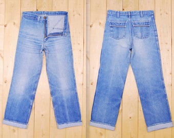 Vintage 1970's LEVIS Denim Jeans / Hippie / Boho / Retro Collectable Rare