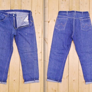 Wrangler 1950s Vintage 11MWZ Blue Bell Jeans Talon Zipper - Etsy