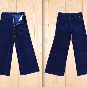 Vintage 1960&#39;s/70&#39;s GWG Corduroy Flare Jeans / Bellbottom / Hippie / BoHo Chic / Retro Collectable Rare