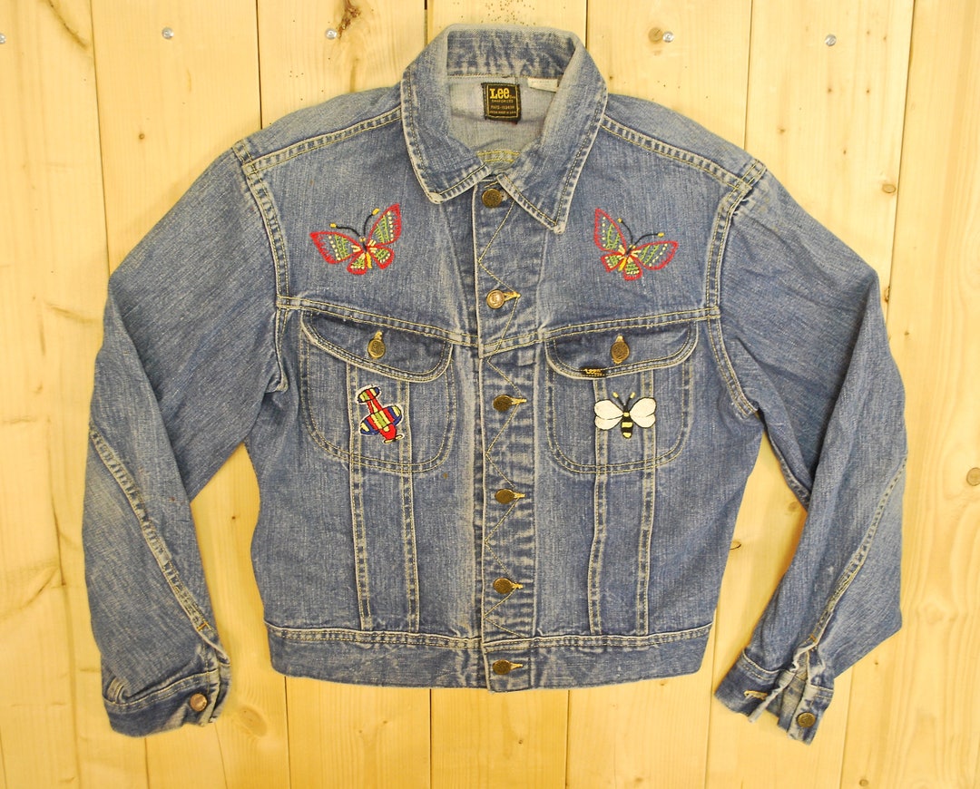 ジャケット・アウター vintage 70s made in USA lee set denim bd Vintage 70s Lee Set Denim Full Zip Jacket Talon Zipper