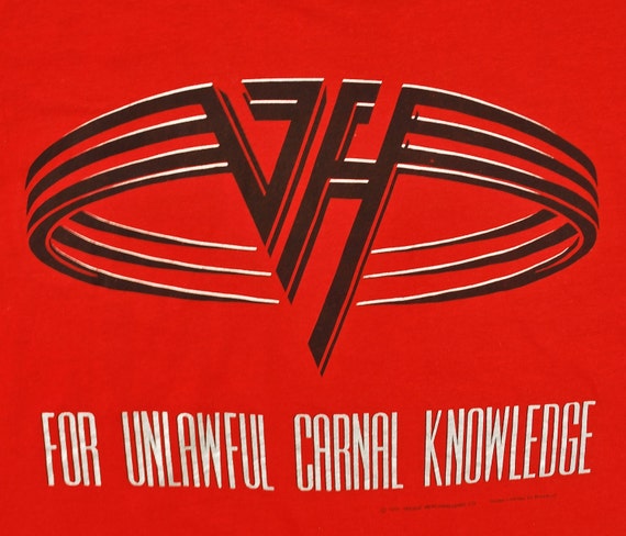 Vintage 1991 VAN HALEN For Unlawful Knowledge Tou… - image 2