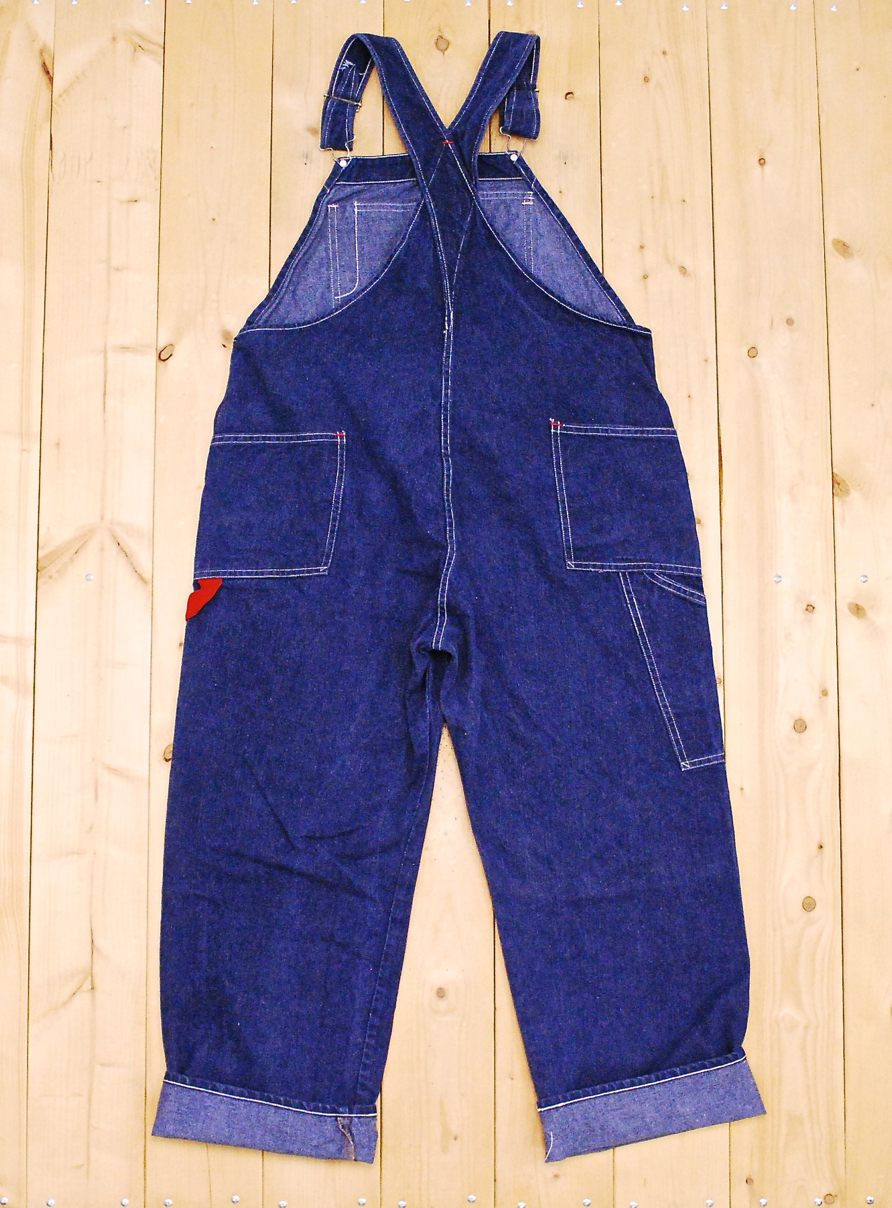 1950s GWG Red Strap Snobak Denim Union Made in Canada Vintage