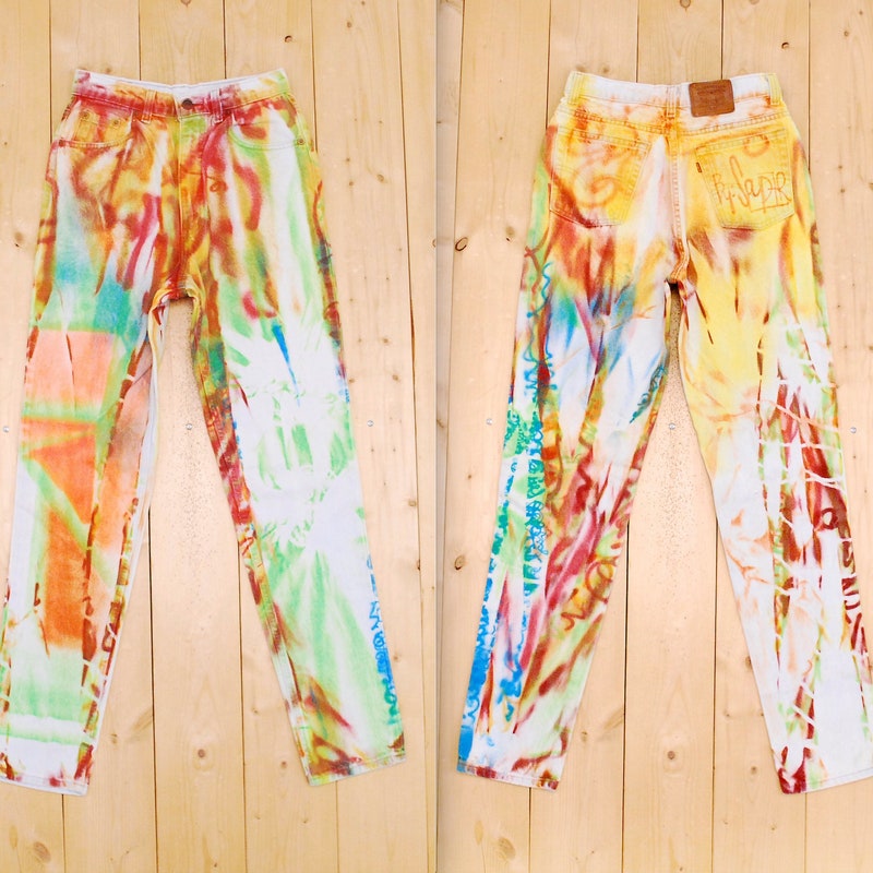'P011 Vintage Slash Paint' jeans Jeans