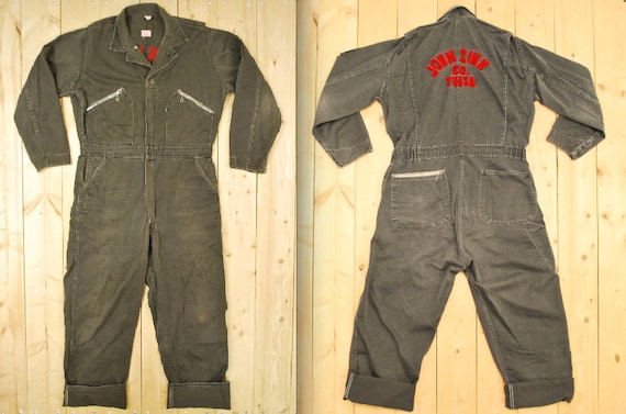 Vintage 1950's/60's ANTHONY'S BUCKHIDE Coveralls / John Zink Vintage 1950's/60's ANTHONY'S BUCKHIDE Coveralls / John Zink
