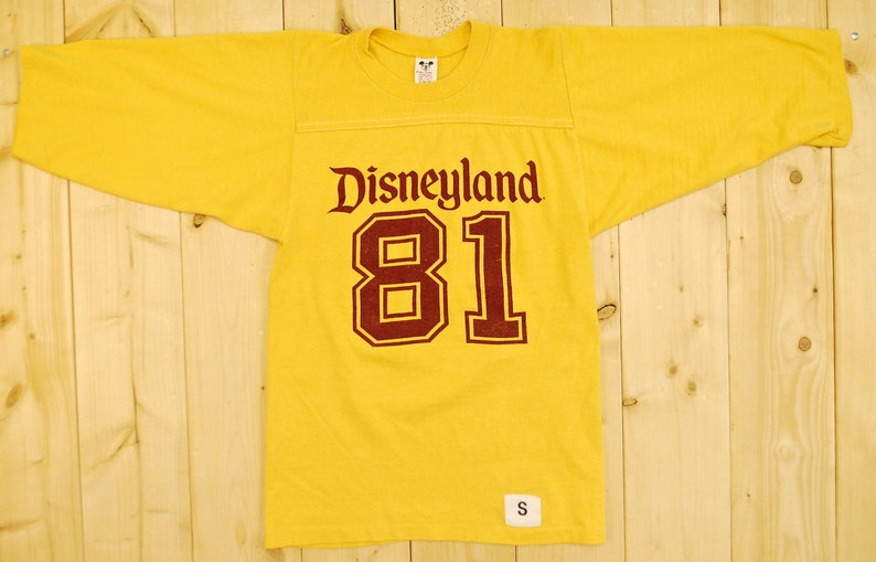 yellow retro disneyland shirt
