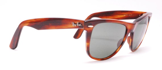 Vintage Brown Tortoise RAY BAN WAYFARER 2 two Sunglasses / Made in 