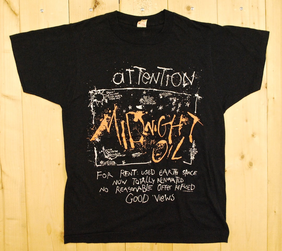 Amazon.com: Men's Women's Shirt Midnight Oil Colour T-Shirt