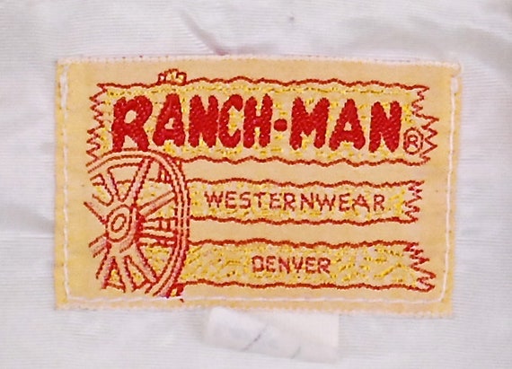 Vintage 1940's/50's RANCH-MAN Metallic Western Ve… - image 4