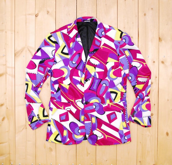 Vintage 1990's Psychedelic Print Y's YOHJI YAMAMO… - image 1