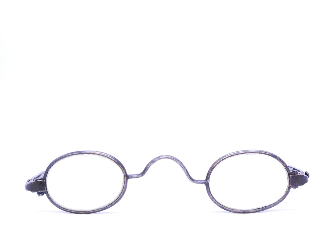 Vintage 1830's-1870's Antique Eyeglasses With Sliding Temples With ...