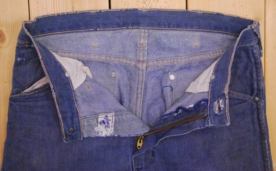 Vintage 1950's/60's WRANGLER BLUE BELL Jeans / Sa… - image 6