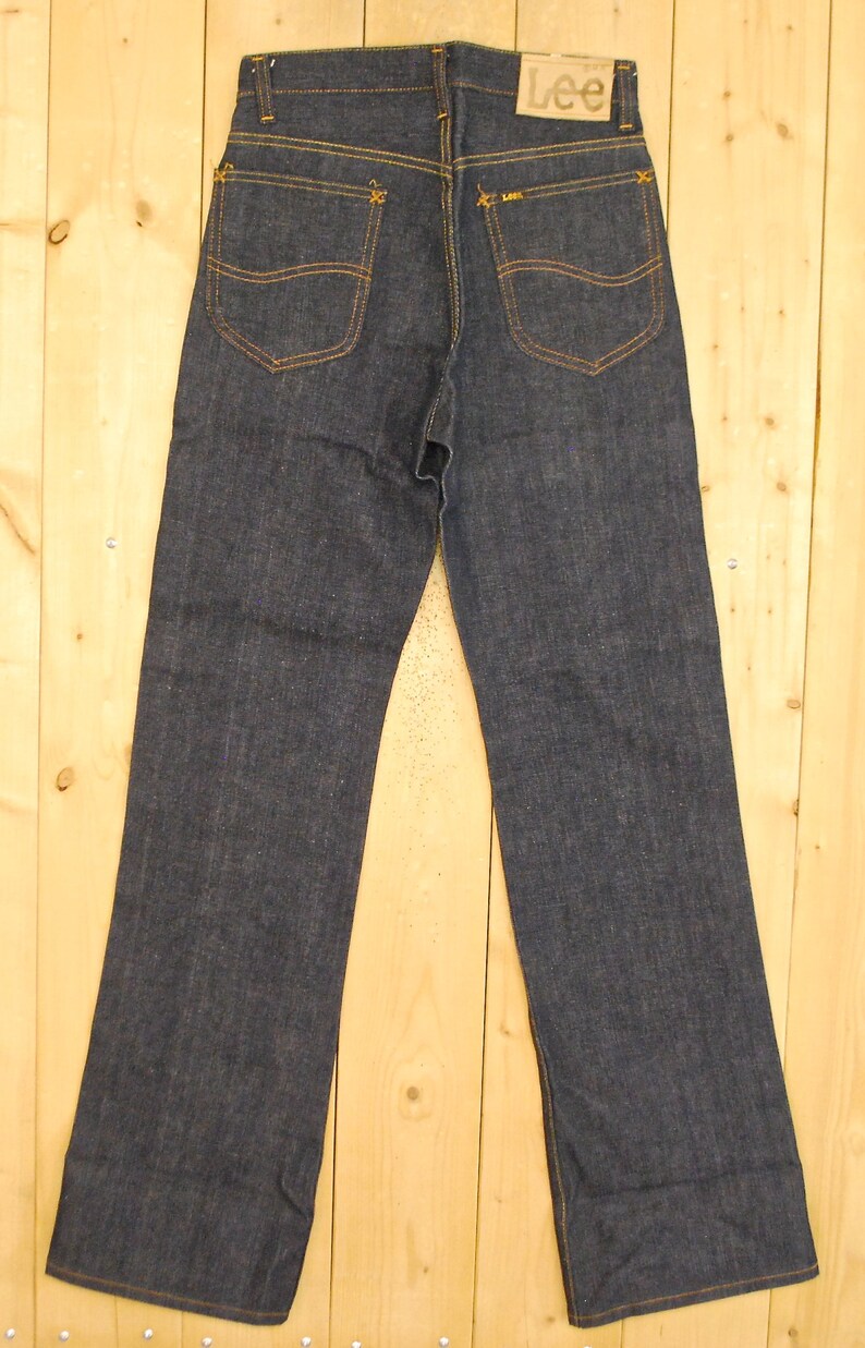 Retro Collectable Rare Vintage DEADSTOCK 1960/'s70/'s LEE RIDER Denim Boot Cut Flare Jeans Made in U.S.A