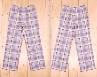Vintage 1960-/70-tals YOUNG PENDLETON rutiga ullbyxor för kvinnor / Tillverkade i USA / Retro samlarobjekt, sällsynt
