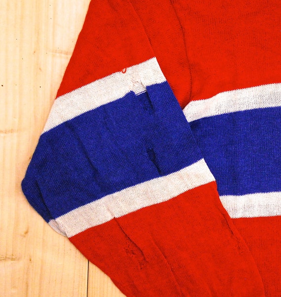 Montreal Habs Vintage Early 1950's Knit Hockey Jersey