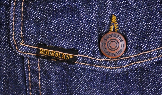 Vintage 1960's/70's ROEBUCKS Denim Jean Jacket / … - image 4