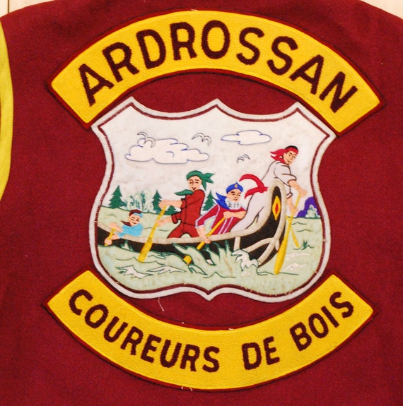 Vintage 1960's ARDOSSEN  COUREURS de BOIS Varsity… - image 2