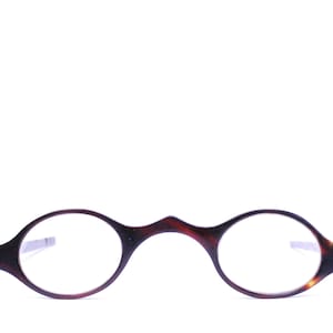 Vintage 1830&#39;s Antique Tortoise &quot;Wig&quot; Eyeglasses / Silver Hinges / Retro Collectable Rare / #2778