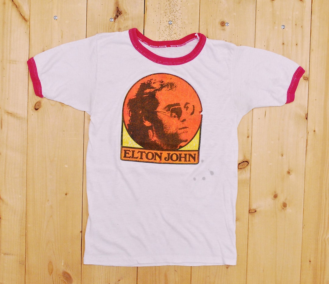 ヴィンテージ 1970 年代 エルトン・ジョン リンガー T シャツ
