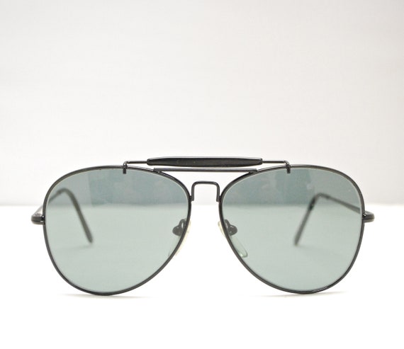 Khan PILOTs Men Designer Sunglasses Metal Frame Discount Shades Black Lens